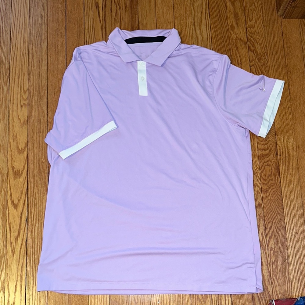 Nike Men's Purple Polo Shirt